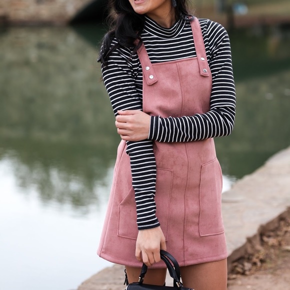 Forever 21 Dresses & Skirts - SOLD F21 | Suede Overalls Dress Size Medium